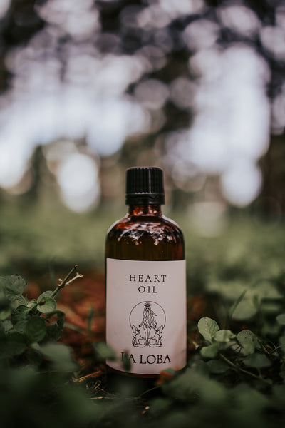 Heart Oil – Breast Massage Oil for Self-Love, Heart Opening & Tantric Practice